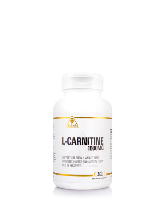 L-Carnitine 1000mg Capsules – Boost Fat Burn & Energy