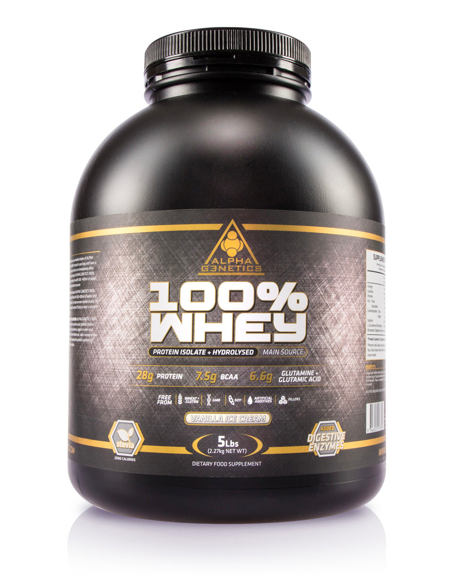 Alpha Genetics 5lbs 100% Whey Protein Isolate Hydrolyse